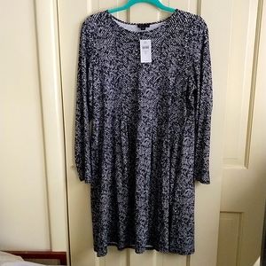 J Jill medium petite long sleeve dress
